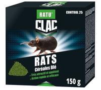 Appât céréales - Mulox 25 - rats - action rapide - 150 g - 6 sachets de 25