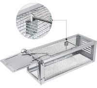 Ratzfatz Piège à Souris Vivant 31 × 13 × 12cm - Conçu en Allemagne - Piège à Rats de Haut de Gamme Efficace pour Attraper Les Souris, Les Mulots et Autres Rongeurs de Taille Similaire