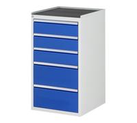 RAU Armoire à tiroirs Rau avec tapis antidérapant 5 tiroirs L 3x150 2x240mm Quantité:1