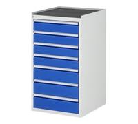 RAU Armoire à tiroirs Rau avec tapis antidérapant 7 tiroirs L 4x120 3x150mm Quantité:1