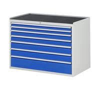 RAU Armoire à tiroirs Rau avec tapis antidérapant 7 tiroirs -XXL 2x60 2x90 2x120 1x180mm Quantité:1