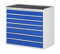 RAU Armoire à tiroirs Rau avec tapis antidérapant 7 tiroirs -XXL 4x120 3x150mm Quantité:1