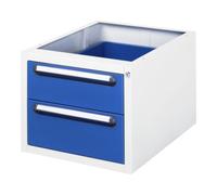 RAU Armoire à tiroirs Rau E-2-2 Table de travail E LxPxH 490x600x395 mm Quantité:1