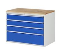 RAU Armoire à tiroirs Rau hêtre-top et 4 x tiroirs-XXL 3x150 1x270mm Quantité:1