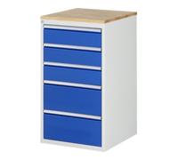 RAU Armoire à tiroirs Rau hêtre-top et 5 x tiroirs L 3x150 2x240mm Quantité:1