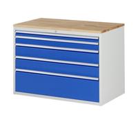 RAU Armoire à tiroirs Rau hêtre-top et 5 x tiroirs -XXL 1x60 1x90 2x150 1x270mm Quantité:1