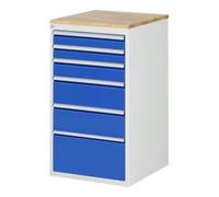 RAU Armoire à tiroirs Rau hêtre-top et 6 x tiroirs L 2x90 1x120 2x180 1x270mm Quantité:1