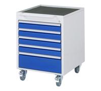 RAU Caisson à roulettes Rau avec 5 tiroirs-L 4x90, 1x180mm Quantité:1