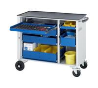 RAU Chariot à outils Rau avec 4 tiroirs métal LxPxH 1025x520x890mm Quantité:1