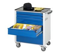 RAU Chariot à outils Rau avec 5 tiroirs métal LxPxH 700x500x860mm Quantité:1