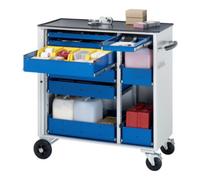 RAU Chariot à outils Rau avec 6 tiroirs métal LxPxH 1025x520x1080mm Quantité:1