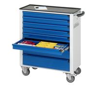 RAU Chariot à outils Rau avec 8 tiroirs métal LxPxH 700x350x860mm Quantité:1