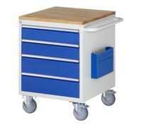 RAU Chariot de montage Rau Hêtre-Top 4 x tiroirs-L 2x120, 2x150mm LxPxH 580x650x795 mm Quantité:1