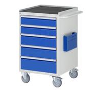 RAU Chariot de montage Rau métal 5x tiroir 2x120 2x150 1x180mm LxPxH 580x650x975mm Quantité:1
