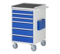 RAU Chariot de montage Rau Metall-Top 6 x tiroirs-L 3x90, 3x150mm LxPxH 580x650x975 mm Quantité:1