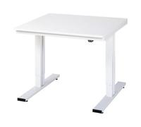RAU Établi adlatus RAU 300 réglable en hauteur électriquement Plan de travail en mélaminé 1000 mm x 1000 mm Quantité:1