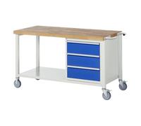 RAU Etabli mobile brut Modèle 8157 LxPxH 1500x700x880mm Quantité:1