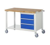 RAU Établi mobile Rau modèle 8157 LxPxH 1250x700x880mm Quantité:1