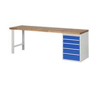 RAU Établi Rau modèle 7513, L 2500 x P 700 x H 840mm Quantité:1