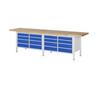 RAU Etabli Rau modèle 8477, L 3000 x P 900 x H 840mm Quantité:1