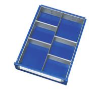 RAU Kit de compartimentation Rau tiroir-E H 60-90mm 1 séparateur + 4 parois enfichables Quantité:1