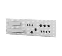 RAU Plaque perforée Rau pour montage mural avec jeu de crochets LxPxH 2000x15x450mm Quantité:1
