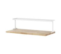 RAU Plateau en hêtre Rau avec tablette en tôle d'acier, l x p x h 2000 x 300 x 375 mm Quantité:1
