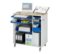 RAU Poste informatique mobile Rau 26LxPxH 1030x660x1100mm Quantité:1