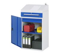 RAU Pupitre debout d'appoint Rau - Modèle 03 l x p x h 650 x 520 x 1110/1220 mm Quantité:1