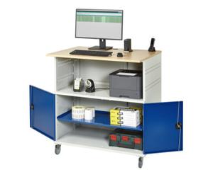 RAU Rau Bureau informatique 1022, L1100xP790xH1180mm, mobile Quantité:1