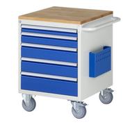 RAU Rau Chariot de montage L3.11, L580xP650xH795mm, 5x tiroirs-TA, plateau supérieur 25mm Quantité:1