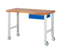 RAU Rau Établi mobile réglable en hauteur 7001A1, L1500xP700xH950-1000mm Quantité:1