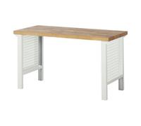 RAU Rau Panneau latéral perforé pour pied d'établi 7000, H617mm, pour profondeur pied 650mm, RAL7035 Quantité:1