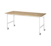 RAU Rau Table de travail mobile Jerry (4 LR), L2000xP800xH900mm, Plateau B 25mm Quantité:1