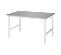 RAU Rau Table de travail Tom réglable en hauteur, L1500xP1000xH760-1080mm, plateau ES 28mm Quantité:1