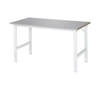 RAU Rau Table de travail Tom réglable en hauteur, L1500xP800xH760-1080mm, plateau ES 28mm Quantité:1