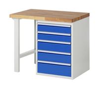 RAU Rau Werkbank 7513A1, L1000xP700xH890mm, 5x tiroirs-TA Quantité:1