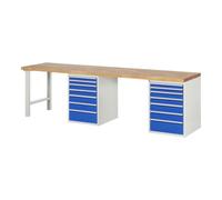 RAU Rau Werkbank 7517A8, L3000xP700xH890mm, 14x tiroirs-TA Quantité:1