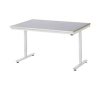RAU Table de travail adlatus RAU 150 réglable en hauteur électriquement Plan de travail avec revêtement en tôle d'acier 1500 mm x 1000 mm Quantité:1