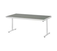 RAU Table de travail adlatus RAU 150 réglable en hauteur électriquement Plateau linoléum/universel 2000 mm x 1000 mm Quantité:1