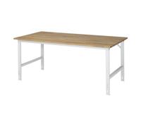RAU Table de travail en hêtre Rau LxPxH 2000x1000x760-1080mm Quantité:1