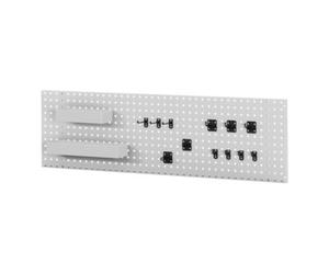 RAU Tôle perforée Rau pour montage mural avec kit crochet LxPxH 1500x15x450mm Quantité:1