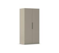 Rauch Möbel MYLORA, Armoire, Couleur Fango, Largeur 91 cm, Hauteur 187 cm | avec système de montage rapide breveté, pour chambre d’enfant et cellier, 2 portes, montage facile, pack d'équipement Basic