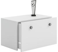 raumhirsch : Coffre à jouets INGA, boîte à jouets de football avec tiroir, boîte de rangement, commode pour chambre d'enfant, couleur blanche