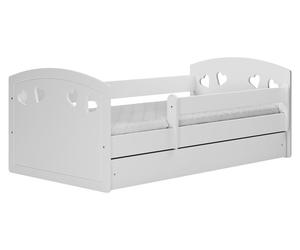 raumhirsch : Lit pour enfant et lit pour adolescent JULIA, disponible en dimensions 70x140 cm, 80x160 cm et 80x180 cm - Ensemble complet avec tiroir et barrière de sécurité