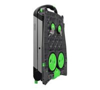 Rauschenberger Chariot pliant CLAX – Vert – Capacité 60 kg – Caisse pliante
