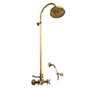RAV Slezák Mitigeur de douche Slezák RAV Morava Retro MK381/3SM Couleur : laiton ancien, Dimension : 100 mm