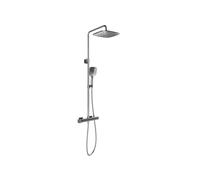Ravak 10° Free - Set de douche avec mitigeur, 25x25 cm, 3 jets, chrome X070171