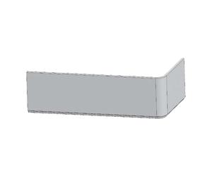 Ravak 10° - Panneau frontal 160 G, gauche, blanc CZ83100A00