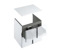Ravak Balance - Plaque d'évier 80x47x2 cm, blanc brillant X000001371